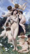 William-Adolphe Bouguereau The Return of Spring Sweden oil painting artist
